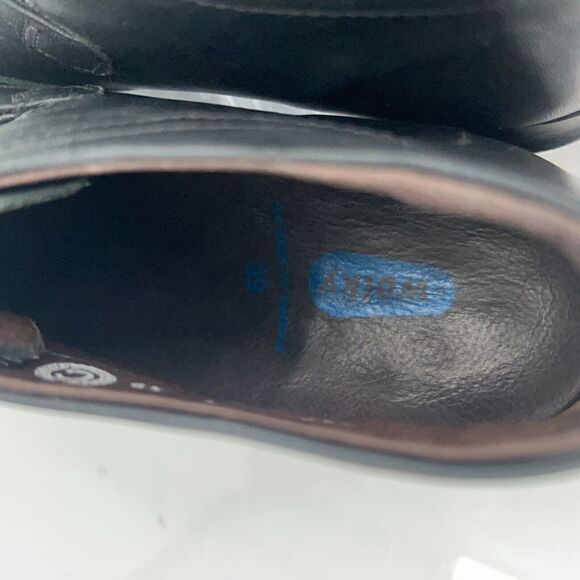 Wolky Bia Chelsea Ankle Boots Women's 39 8 Black Leather Booties Wedge - Picture 10 of 14